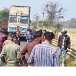 धनौरी तिरछे पुल के पास अज्ञात वाहन की चपेट में आने से बाइक सवार की मौत,